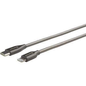 eSTUFF USB-C Lightning Cable MFI 1m Gunmetal- kaapeli - Lisätarvikkeet - - Handle It Store - Käytetyt iPhonet edullisesti verkkokaupasta