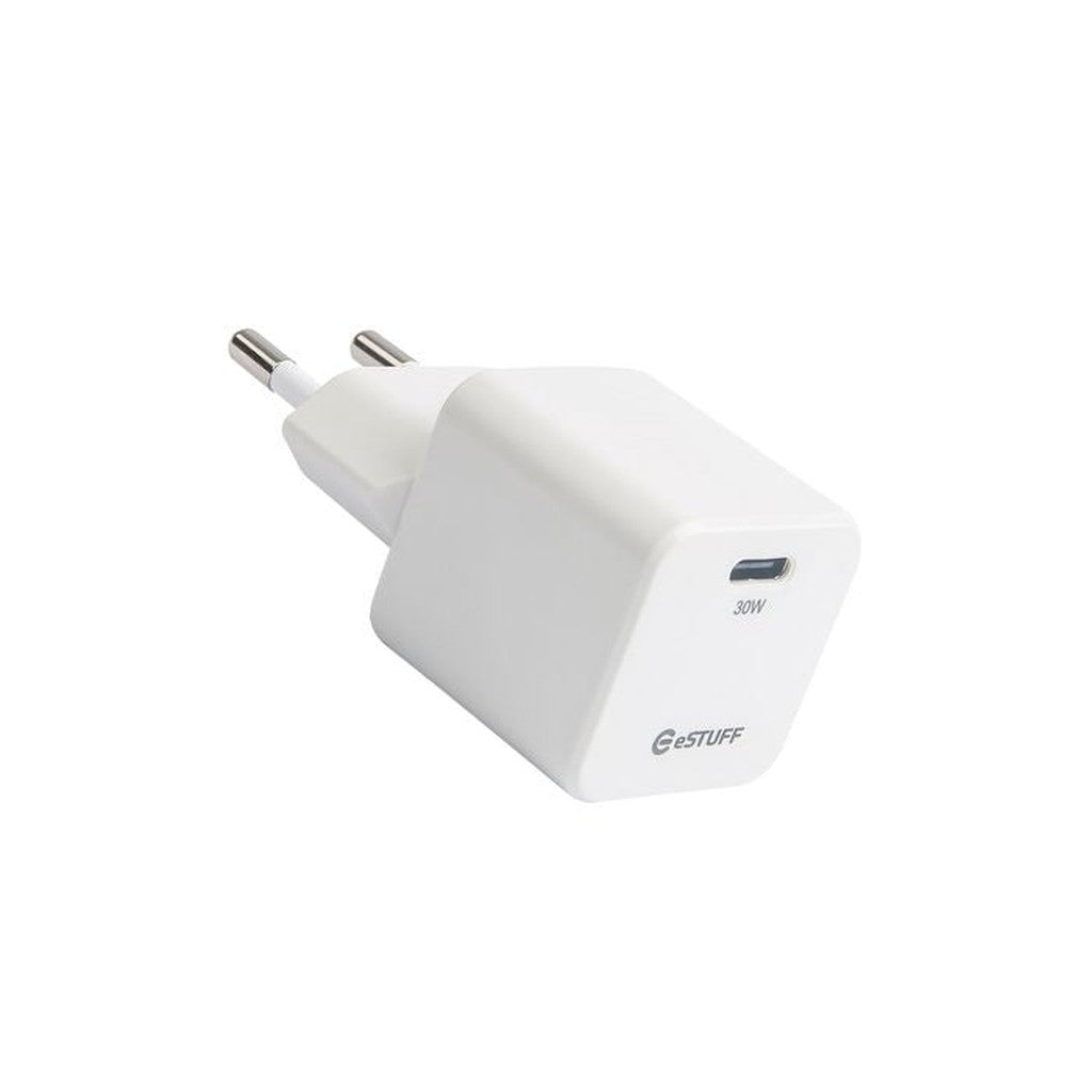 eSTUFF Home Charger USB-C 3A 30W EU Seinälaturi - Lisätarvikkeet - - Handle It Store - Käytetyt iPhonet edullisesti verkkokaupasta