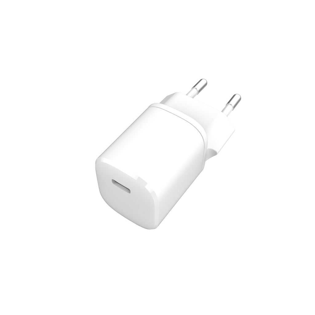 eSTUFF Home Charger USB-C PD 3A 20W EU Seinälaturi - Lisätarvikkeet - - Handle It Store - Käytetyt iPhonet edullisesti verkkokaupasta